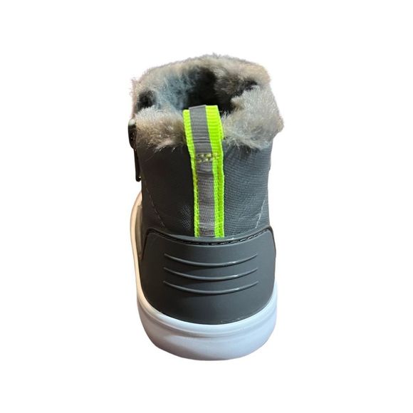 Cat & Jack Toddler Double Zipper Slip-On Grey Indiana Boots NEW WITH TAGS - Picture 7 of 7